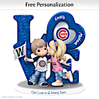 Chicago Cubs Personalized Couple Figurine