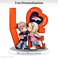 Our Love Is Broncos Strong Personalized Figurine