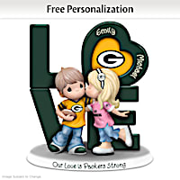 Our Love Is Packers Strong Personalized Figurine