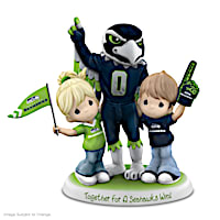 Precious Moments Together For A Seahawks Win Figurine