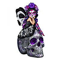 Spirit Of the Dearly Loved Glow-In-The-Dark Sugar Skull Fairy Figurine