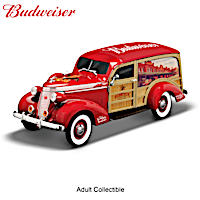 King Of Cool Budweiser Woody Wagon Sculpture