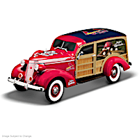 St. Louis Cardinals 1937 Woody Wagon Sculpture