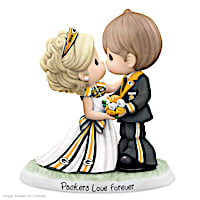 Packers Love Forever Porcelain Wedding Couple Figurine