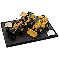 1:50-Scale Caterpillar Wheel Loader Diecast Tractor Set