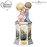 Precious Moments Thomas Kinkade Illuminated Love Story Tower