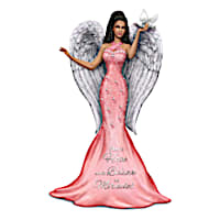 Keith Mallett Breast Cancer Awareness Angel Figurine