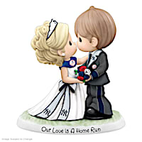 Our Love Is A Home Run Yankees Porcelain Wedding Figurine