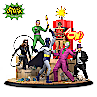 BATMAN And ROBIN Vs. Arch Villains Illuminated Sculpture