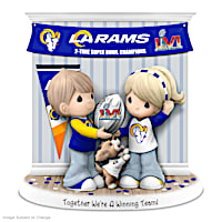Together We're A Winning Team Los Angeles Rams Figurine
