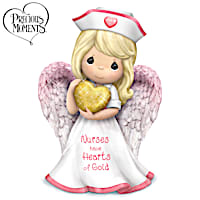 Precious Moments Nurses Have Hearts Of Gold Figurine