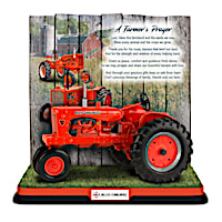 "Allis-Chalmers: A Farmer's Prayer" Tractor Sculpture