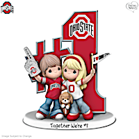 Precious Moments Together We're #1 Ohio State Figurine