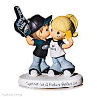 Philadelphia Eagles Football Selfie Couple Figurine