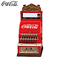 Cash Register Sculpture With Vintage COCA-COLA Signage