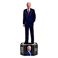 President Joseph R. Biden Sculpture With Photos And Quotes