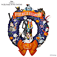 The Nightmare Before Christmas Every Day Is Halloween Wreath