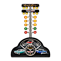 Chevy Bel Air Drag Race Clock With Lights And Engine Sounds