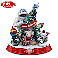 Merry Christmas From Rudolph & Friends Figurine