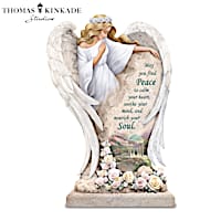 Thomas Kinkade Guardians Of Peace Angel Sculpture