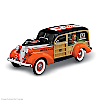 Cruising To Victory Bengals Woody Wagon Sculpture