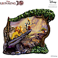 Disney Thomas Kinkade The Lion King Sculpture