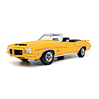 1:18-Scale 1970 Pontiac GTO Convertible Diecast Car