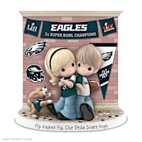Fly Eagles Fly, Our Pride Soars High Figurine