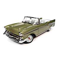 1:18-Scale 1957 Chevrolet Bel Air Convertible Diecast Car