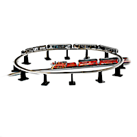 12-Piece Tall Pier Train Accessory Set For HO Scale Trains