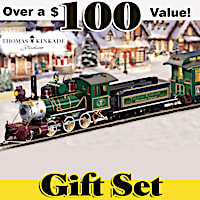 Thomas Kinkade "Christmas Express" Train Set