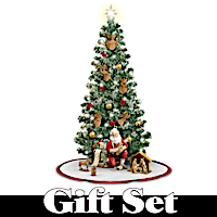 "True Meaning of Christmas" Pre-Lit Nativity Tree Set