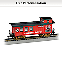 Personalized HO-Scale Caboose Train Car