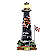Barack Obama "Change" Lighthouse Sculpture