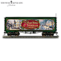 Thomas Kinkade Talking Christmas Train Box Car