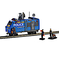 Railway Police Armored Train Car And Accessory Set
