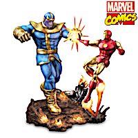 Iron Man Vs. Thanos Sculpture