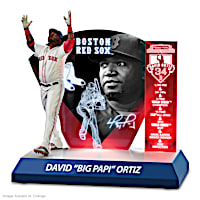 "MLB Luminaries: David Ortiz" Lighted Tribute Sculpture