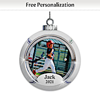 Baseball Or Softball Personalized Ornament