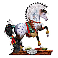 Laurie Prindle "Native Spirit" Hand-Signed Horse Sculpture