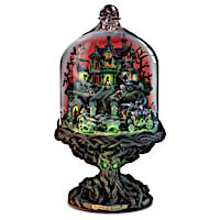 "Dome Of Doom" Light-Up Haunted House Sculpture