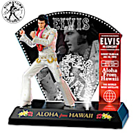 Elvis "Aloha From Hawaii" Sculpture With Lights And Music