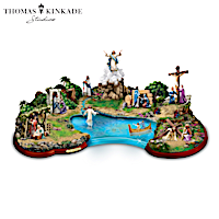 Thomas Kinkade "Life Of Christ" Illuminating Sculpture
