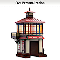 Light-Up Personalized Electric Train Signal Tower