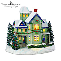 Thomas Kinkade Village Christmas "Candle Glow House"