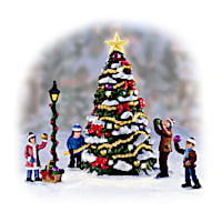 "Merry And Bright" Illuminated Christmas Village Accessory