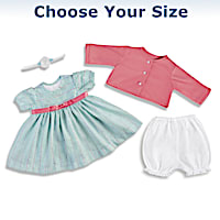 Sweet And Sunny Baby Doll Outfit Set: Choose Your Size