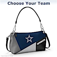 3-In-1 Convertible NFL Handbag With Logos: Choose Your Team