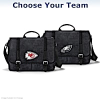 NFL Washed Canvas Men's Messenger Bag: Choose A Team