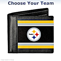 NFL Men's Bifold Wallet: Choose Your Team